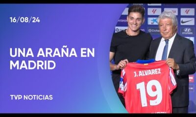 “No soy un superhéroe”, aclaró Julián Alvarez en su presentación oficial en el Atlético Madrid