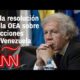 OEA no aprueba la resolución que le exigía a Venezuela que publique las actas electorales