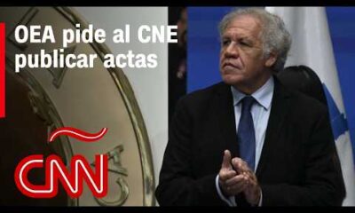 OEA pide al CNE publicar actas de las elecciones: resumen en video de últimas noticias en Venezuela