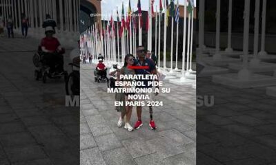 Paratleta español pide matrimonio a su novia en #Paris2024