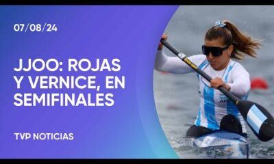 Paris 2024: Agustín Vernice y Brenda Rojas se clasificaron a semifinales de canotaje