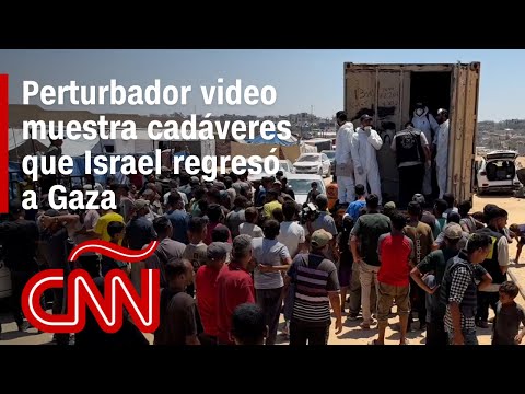 Perturbador video muestra 89 cadáveres que Israel regresó a Gaza Perturbador video muestra 89 cadáveres que Israel regresó a Gaza