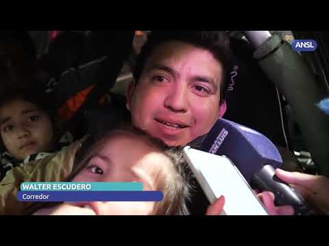 Pilotos puntanos, Largada simbolica