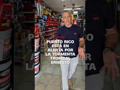 Puerto Rico está en alerta por la tormenta tropical Ernesto
