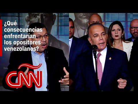 ¿Qué consecuencias enfrentarían los opositores venezolanos? ¿Qué consecuencias enfrentarían los opositores venezolanos?