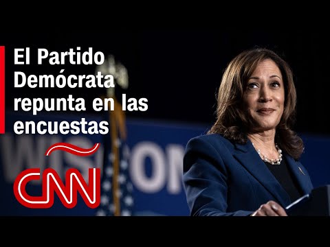 Repunte demócrata de la mano de Kamala Harris