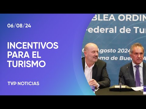 Scioli y Sturzenegger en la Asamblea del Consejo Federal de Turismo