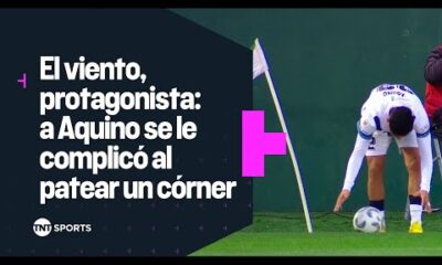 Se le complicÃ³ a AQUINO: No podÃ­a patear el CÃRNER por una fuerte RÃFAGA