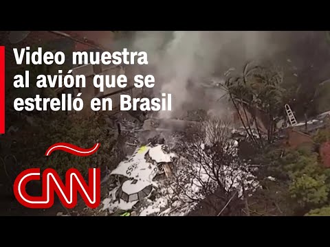 Tragedia en Brasil: avión de Voepass se estrelló en Sao Paulo y habría 62 muertos