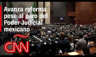 Tras intenso debate y protestas, la reforma judicial avanza en la Cámara de Diputados de México