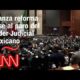 Tras intenso debate y protestas, la reforma judicial avanza en la Cámara de Diputados de México