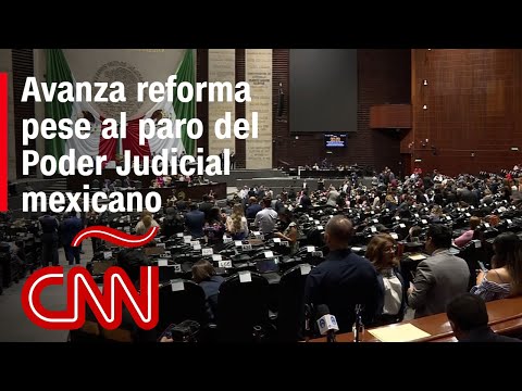 Tras intenso debate y protestas, la reforma judicial avanza en la Cámara de Diputados de México Tras intenso debate y protestas, la reforma judicial avanza en la Cámara de Diputados de México