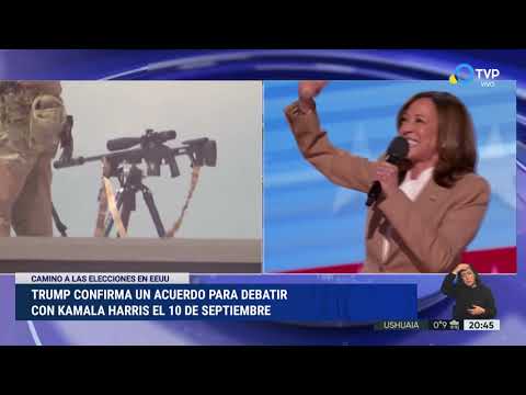 Trump confirma un acuerdo para debatir con Kamala el 10 de septiembre Trump confirma un acuerdo para debatir con Kamala el 10 de septiembre