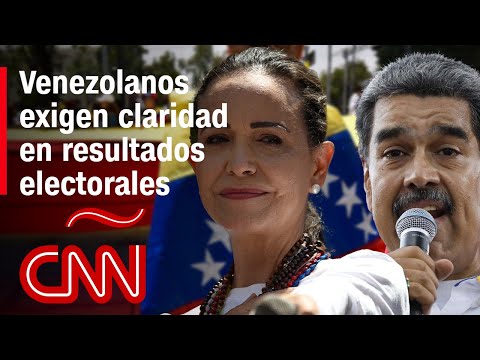 Venezuela: Opositores y oficialistas marchan por resultados electorales Venezuela: Opositores y oficialistas marchan por resultados electorales