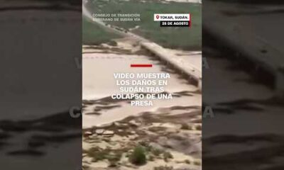 Video muestra los daños en Sudán tras colapso de una presa