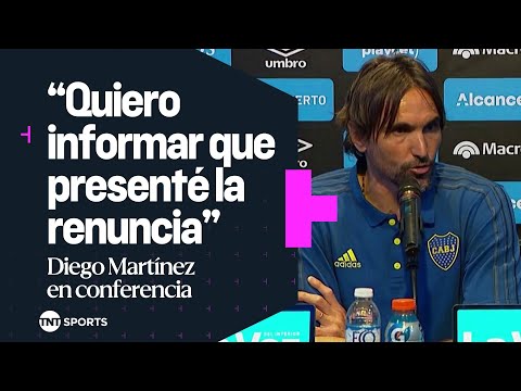 ÃLTIMO MOMENTO: Diego MARTÃNEZ RENUNCIÃ como DT de BOCA