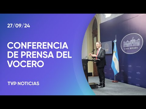Adorni: “Es justamente por ese 52% de pobreza que los argentinos votaron a Milei” Adorni: “Es justamente por ese 52% de pobreza que los argentinos votaron a Milei”