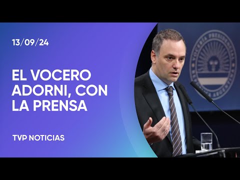 Adorni: “Está en discusión si vamos a vetar o no la Ley de Financiamiento Universitario”