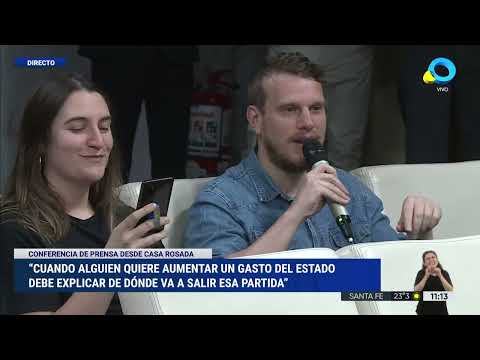 Adorni: “los salarios le vienen ganando a la inflación” Adorni: “los salarios le vienen ganando a la inflación”