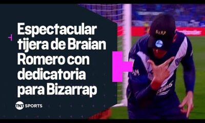 Â¡FESTEJO DEDICADO A BIZARRAP! â½ El gol de Braian #Romero frente a #IndependienteRivadavia