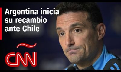 Argentina inicia su recambio ante Chile