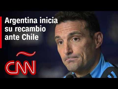 Argentina inicia su recambio ante Chile Argentina inicia su recambio ante Chile