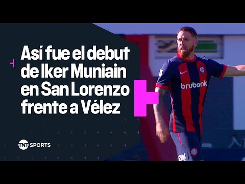Asà fue el DEBUT de Iker #Muniain en #SanLorenzo ante #Velez Asà fue el DEBUT de Iker #Muniain en #SanLorenzo ante #Velez