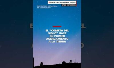 Así de vio el “cometa del siglo” en su primer acercamiento a la #Tierra