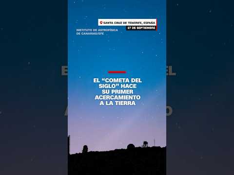 Así de vio el “cometa del siglo” en su primer acercamiento a la #Tierra Así de vio el “cometa del siglo” en su primer acercamiento a la #Tierra