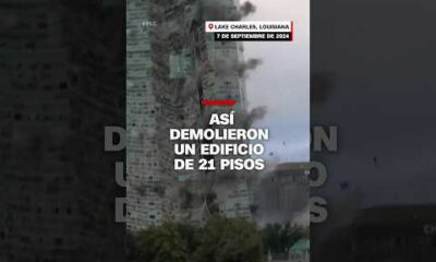 Así demolieron un edificio de 21 pisos