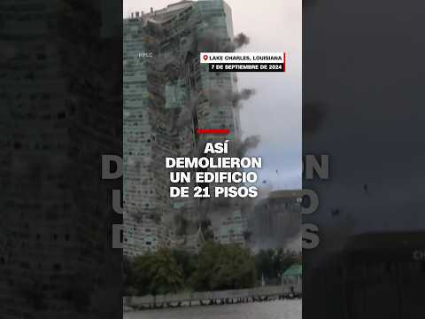 Así demolieron un edificio de 21 pisos Así demolieron un edificio de 21 pisos