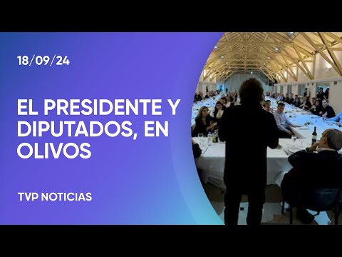 Así fue la cumbre del Presidente con diputados en la quinta presidencial de Olivos Así fue la cumbre del Presidente con diputados en la quinta presidencial de Olivos