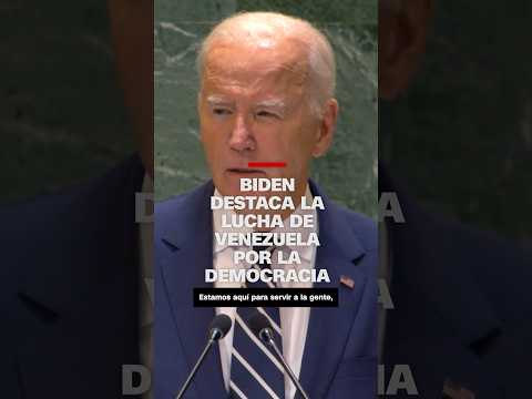 Biden destaca la lucha de Venezuela por la democracia