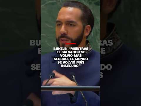 Bukele: “Mientras El Salvador se volvió más seguro, el mundo se volvió más inseguro” Bukele: “Mientras El Salvador se volvió más seguro, el mundo se volvió más inseguro”