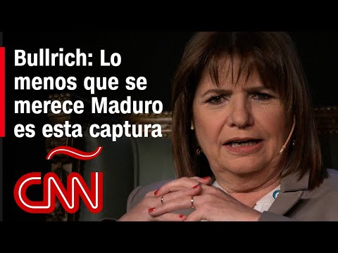 Bullrich dice que no toma en serio “manipulación de la justicia” de Maduro Bullrich dice que no toma en serio “manipulación de la justicia” de Maduro