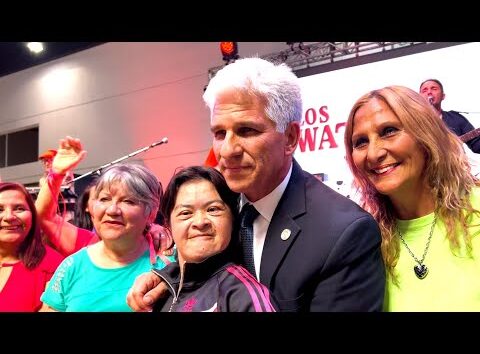 Claudio Poggi en el encuentro con ‘Grandes Amigos’