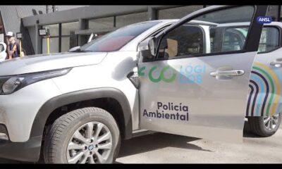 Claudio Poggi participa del acto de la Policia Ambiental en Villa Mercedes