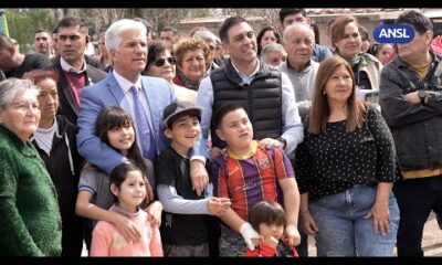 Claudio Poggi visita el avance de la iluminación en el barrio Estrella del Sur