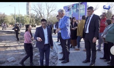 Claudio Poggi visita el barrio Lucas Rodríguez