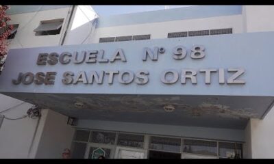 Claudio Poggi visita el colegio Nº98 ‘José Santos Ortiz’