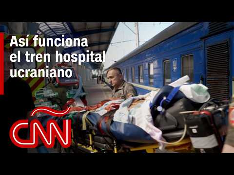 CNN viaja en un tren hospital para los heridos de la invasión en Ucrania CNN viaja en un tren hospital para los heridos de la invasión en Ucrania