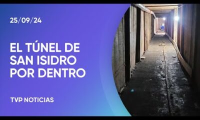 Cómo es el túnel del robo frustrado en San Isidro