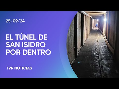Cómo es el túnel del robo frustrado en San Isidro Cómo es el túnel del robo frustrado en San Isidro