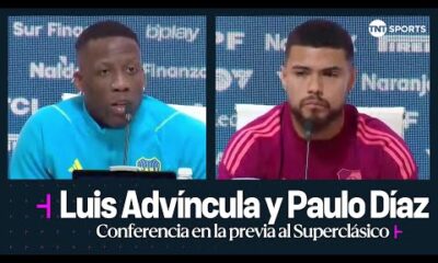 Conferencia de Luis AdvÃ­ncula y Paulo DÃ­az en la previa al SuperclÃ¡sico