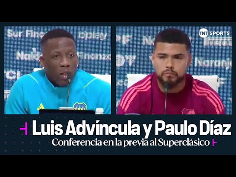 Conferencia de Luis AdvÃ­ncula y Paulo DÃ­az en la previa al SuperclÃ¡sico