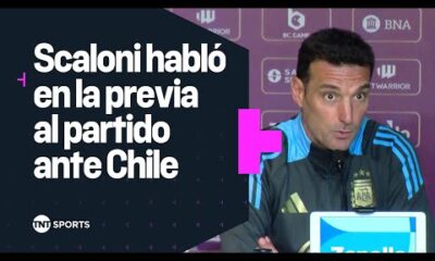 CONFERENCIA de PRENSA de Lionel SCALONI en la previa al partido ante CHILE