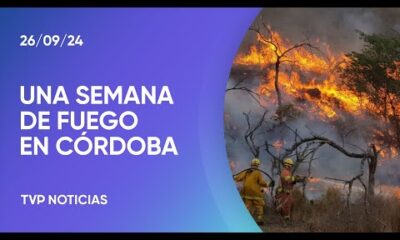 Continúan los incendios en Córdoba