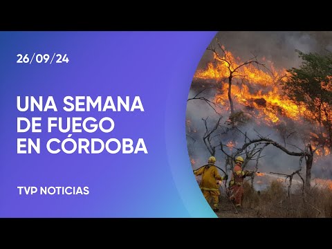 Continúan los incendios en Córdoba Continúan los incendios en Córdoba