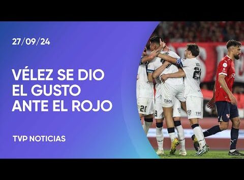 Copa Argentina: Vélez venció 1-0 a Independiente