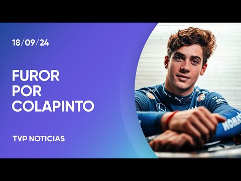 Crece la demanda de viajes para ver a Colapinto Crece la demanda de viajes para ver a Colapinto